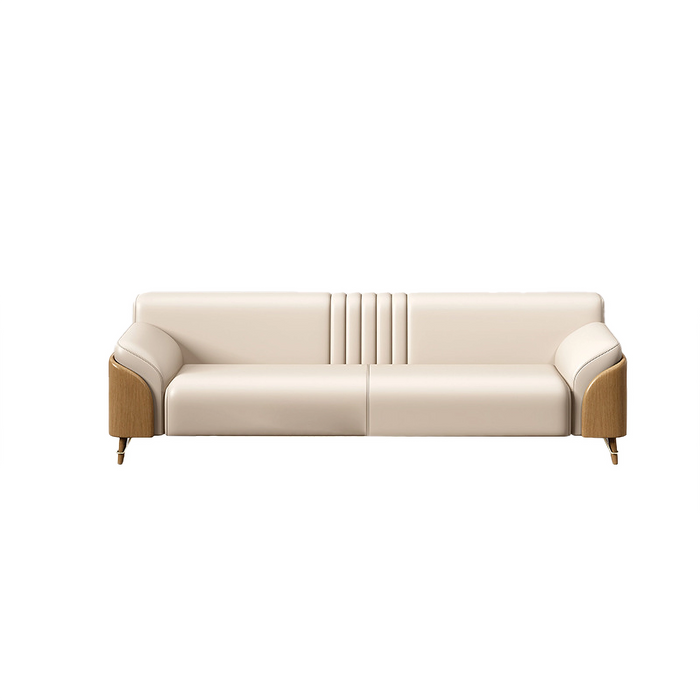 Arcadia Pearl Modern White Upholstery Commercial and Residential Lounge and Waiting Room Chair Sofa Seating for Front Desks and Lobbies