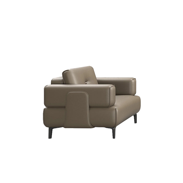 Arcadia Sand Modern Beige Upholstery Commercial and Residential Lounge and Waiting Room Chair Sofa Seating for Front Desks and Lobbies