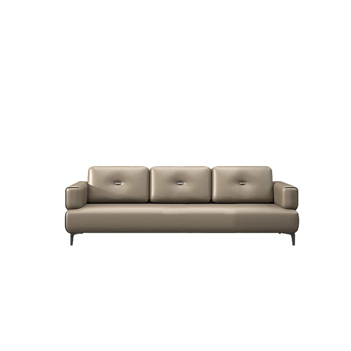 Arcadia Sand Modern Beige Upholstery Commercial and Residential Lounge and Waiting Room Chair Sofa Seating for Front Desks and Lobbies