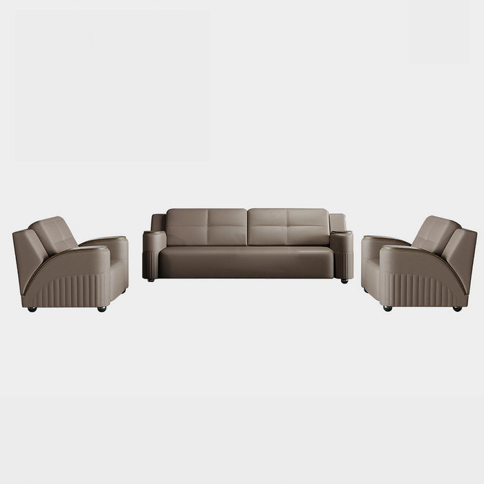 Arcadia Terracotta Modern Brown Upholstery Commercial and Residential Lounge and Waiting Room Chair Sofa Seating for Front Desks and Lobbies