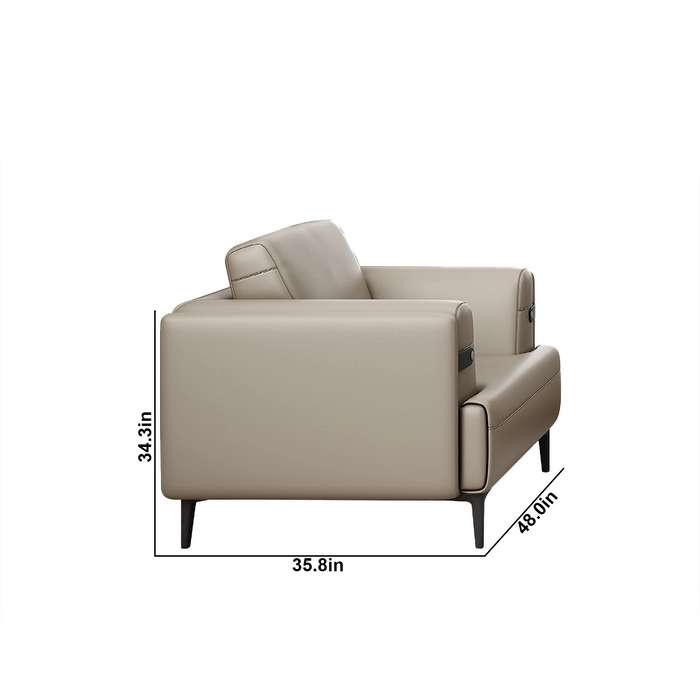 Arcadia Greige Modern White Upholstery Commercial and Residential Lounge and Waiting Room Chair Sofa Seating for Front Desks and Lobbies