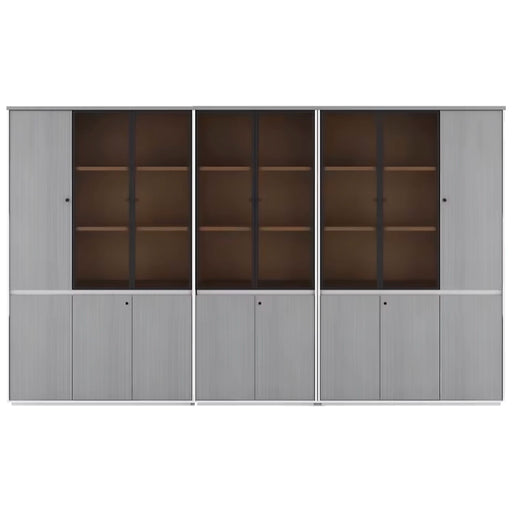 Adam Gray Closed Shelving Unit - King Size