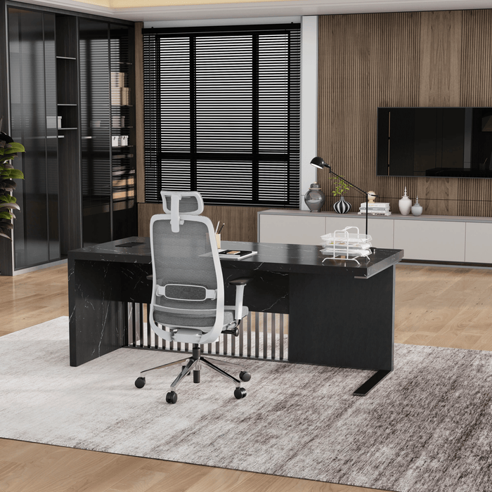 Escritorio ejecutivo rectangular Dakota de 63 a 79" | AF Essence Tribeca WX-N2806