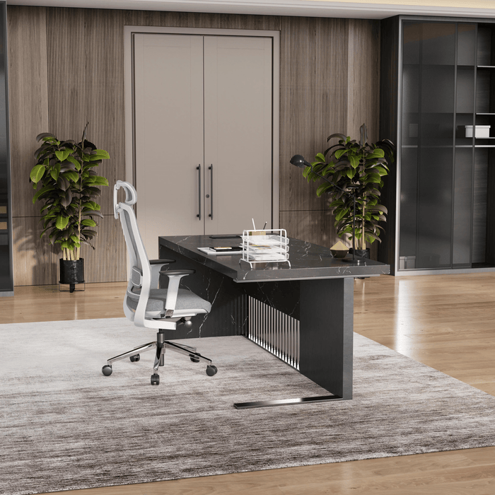 Escritorio ejecutivo rectangular Dakota de 63 a 79" | AF Essence Tribeca WX-N2806