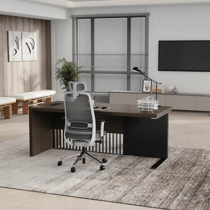 Escritorio ejecutivo rectangular Dakota de 63 a 79" | AF Essence Tribeca WX-N2806