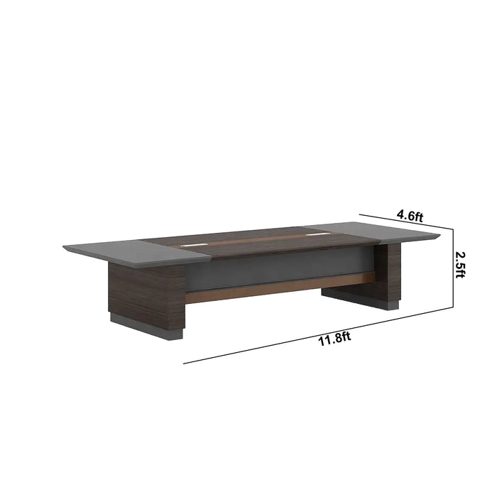 Arcadia High-end High Quality 11ft Timber Blend Conference Table for Meeting Rooms and Boardrooms