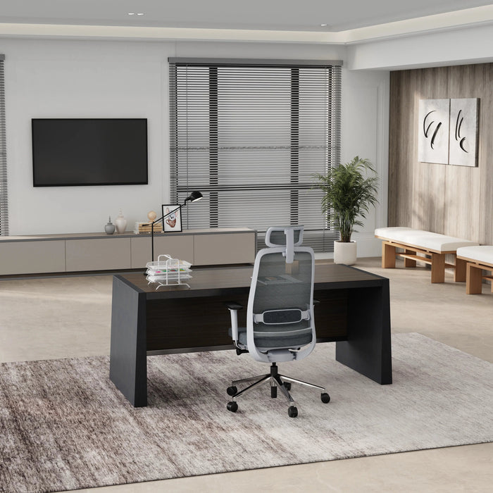 Escritorio ejecutivo rectangular Graham de 63 a 71" | AF Essence Tribeca WX-N2808