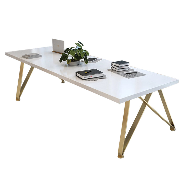 Arcadia High-end High Quality 3 to 7ft Champagne White Conference Table for Meeting Rooms and Boardrooms