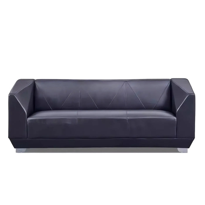 Reed 31-78" Black PU Leather Lounge Seating Sofas | AF [ZT] JY-DS